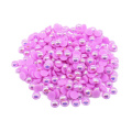 Perles décoratives perles colorées AB demi-perles en vrac, A11-Lt.purple AB